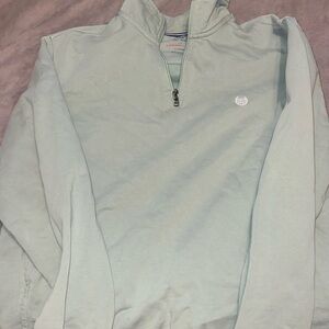 Light Blue Quarter-Zip Pullover